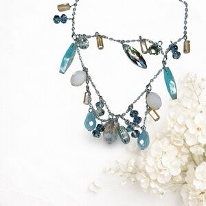 24. Mint Green Women's Necklace Glass